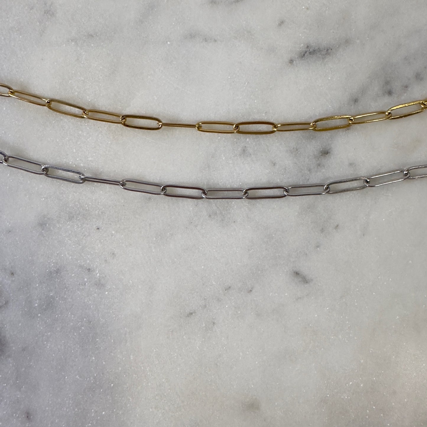 Large Paperclip Bracelet Chain