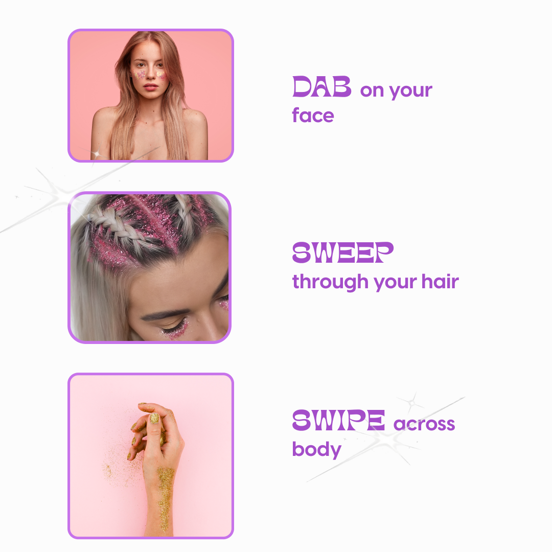 Sparkle Party Glitter Body/Hair Gel