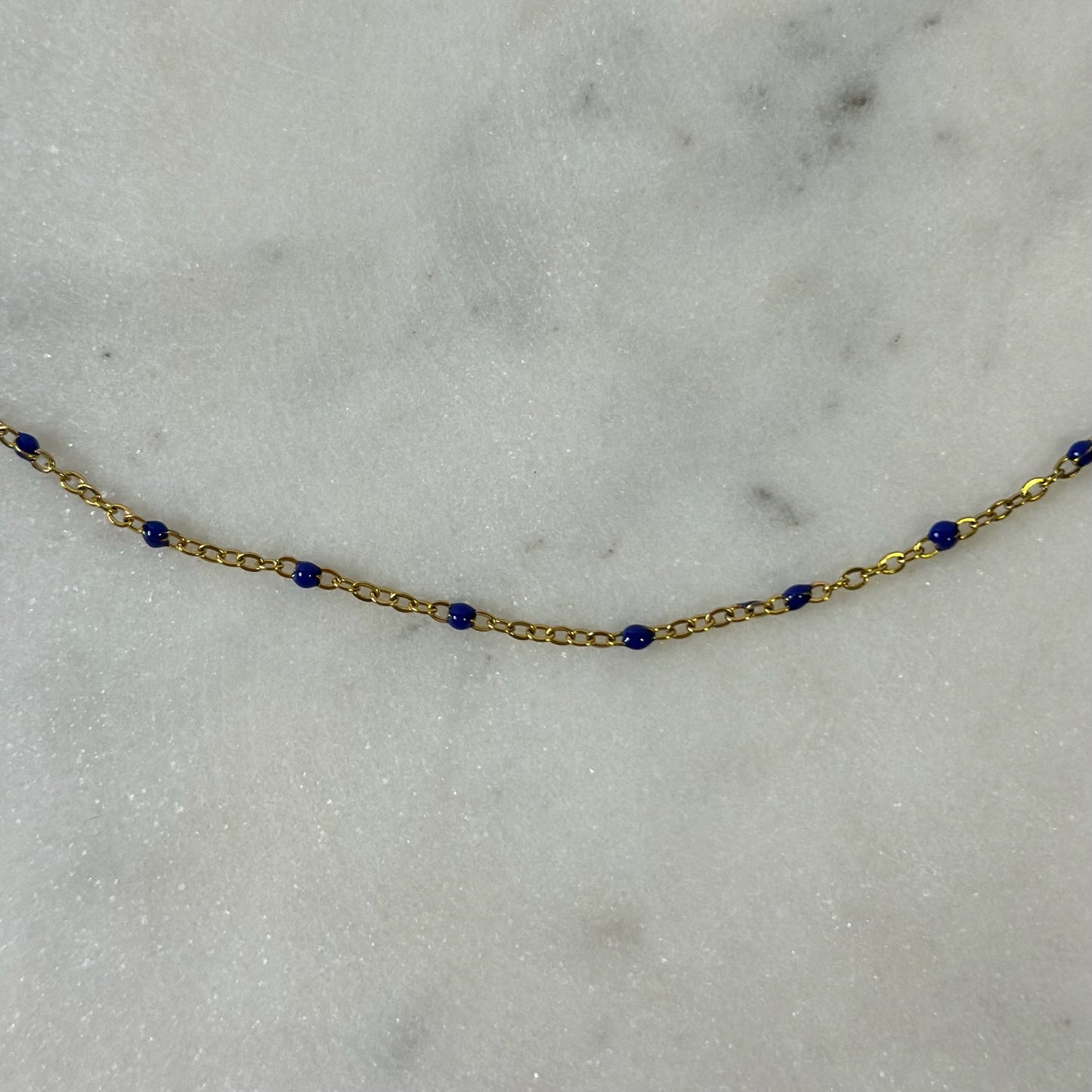 Dainty Red, White, or Blue Ball Chains