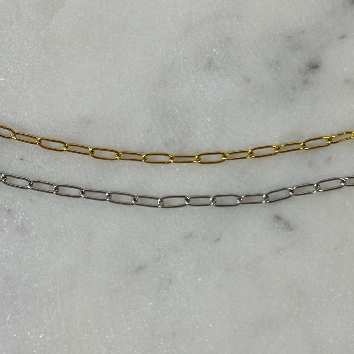 Dainty Paperclip Chain