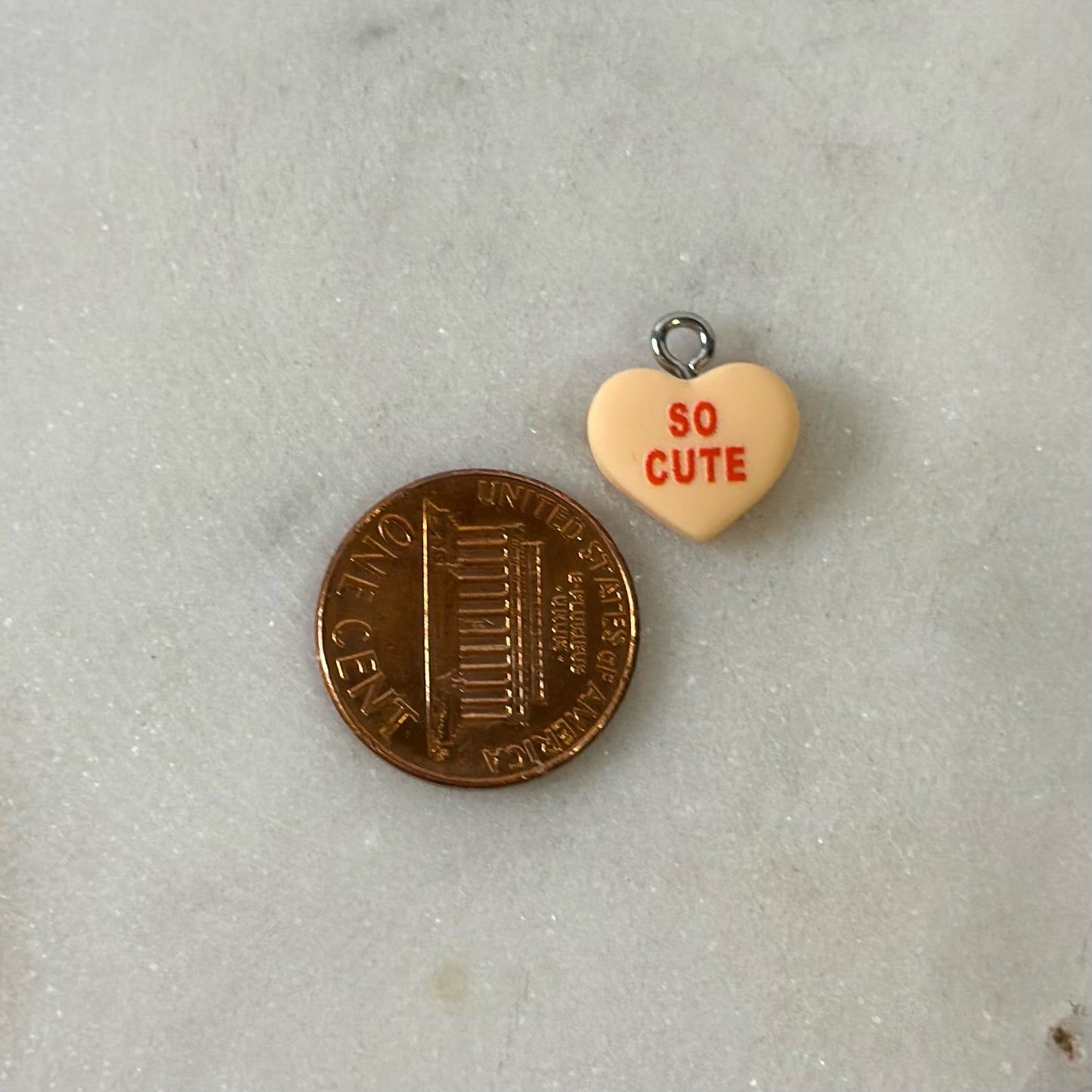 Conversation Hearts Mini Charms