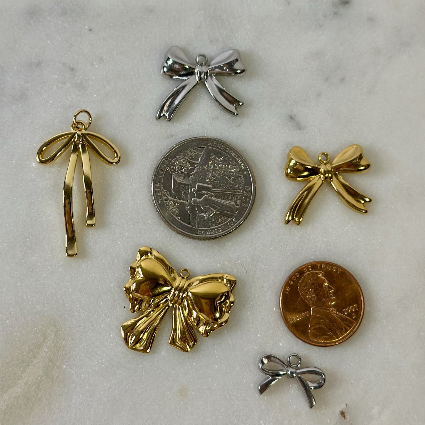 Bow Girl Charm Set