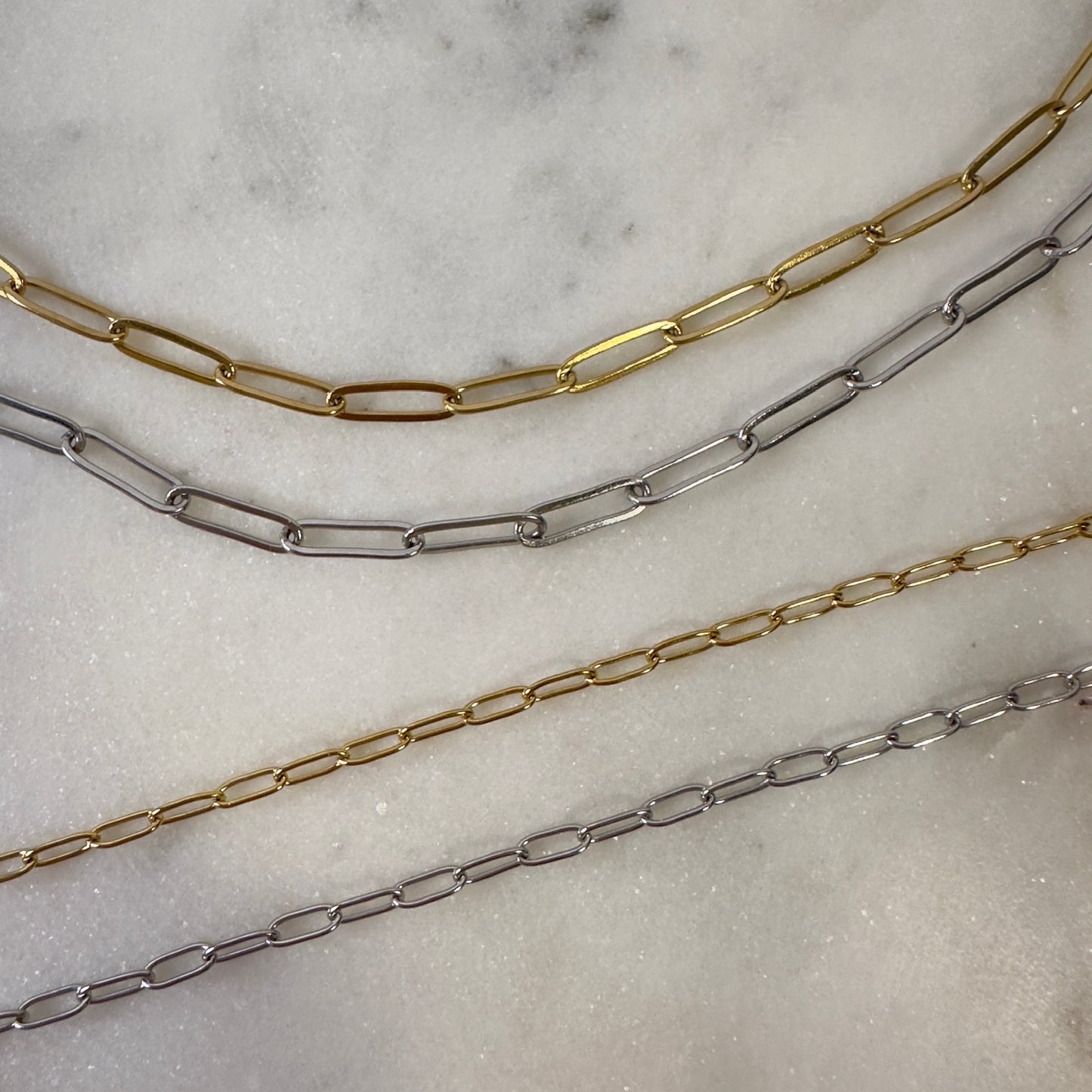 Dainty Paperclip Chain