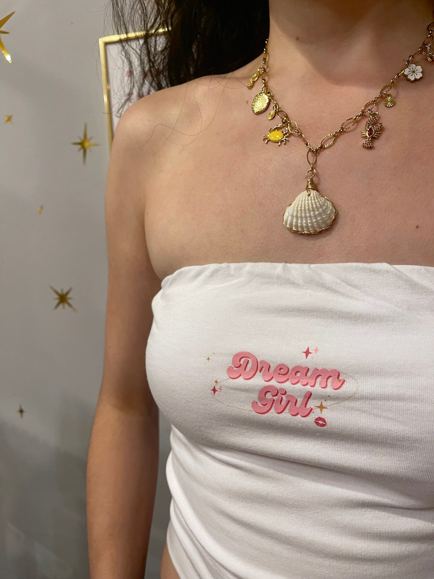 Dream Girl Cropped Bandeau Top