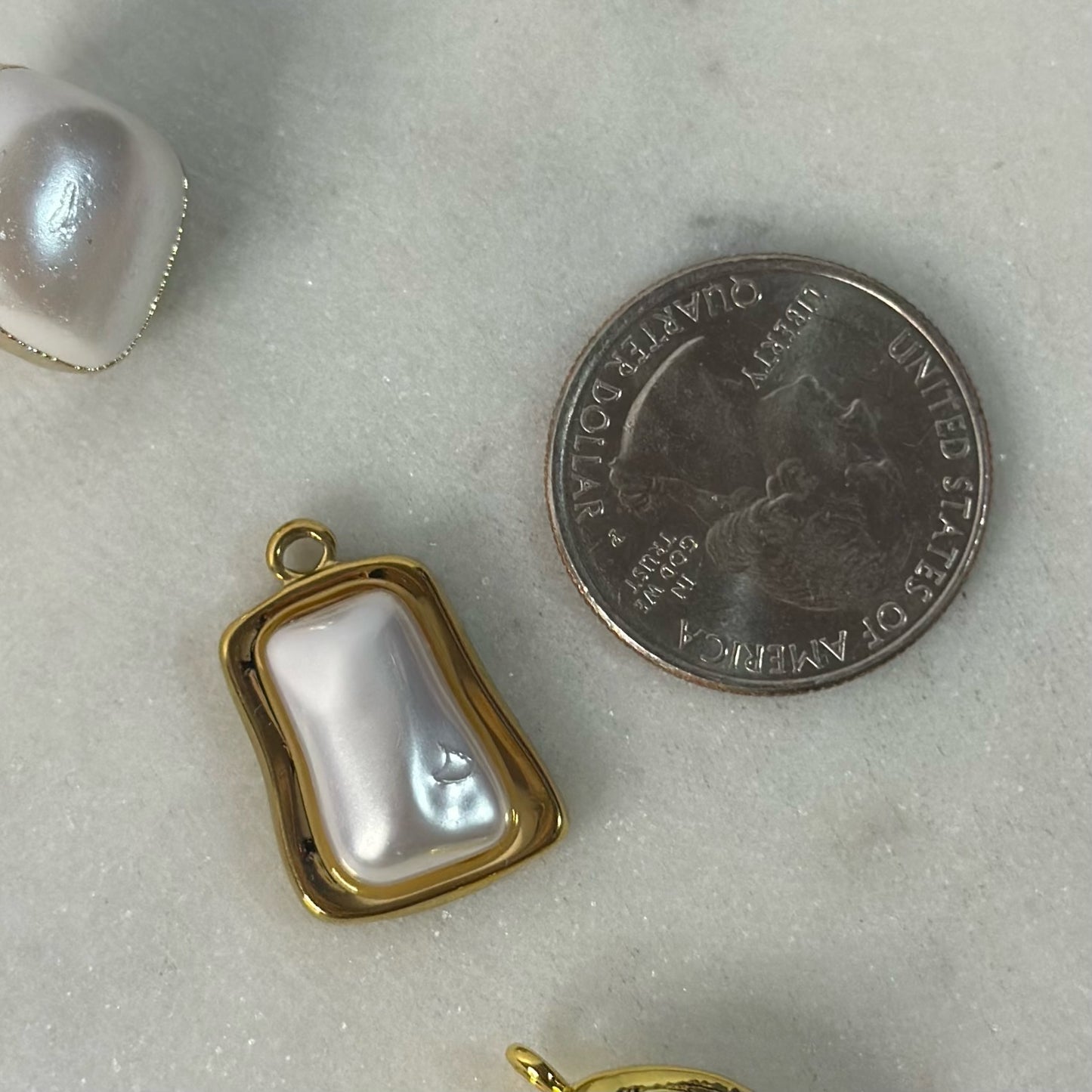 Statement Pearl Charms