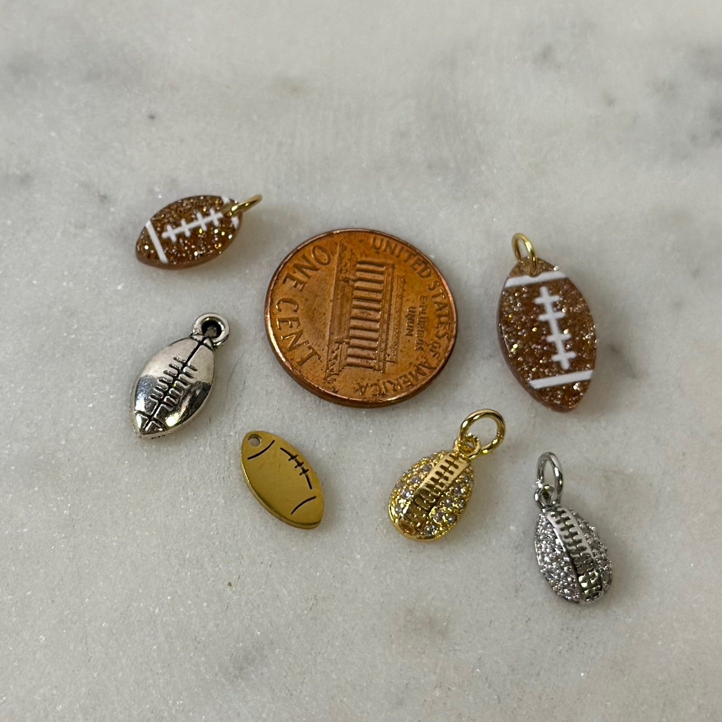 Football Dream Girl Charms Set