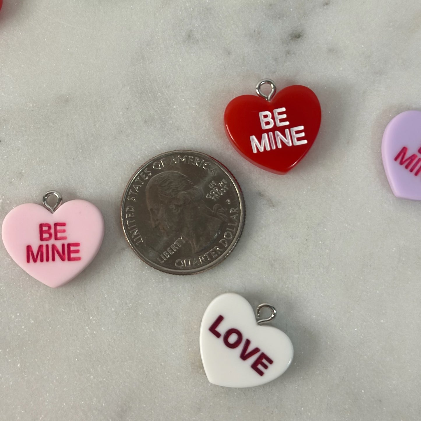 Large Conversation Hearts Charm