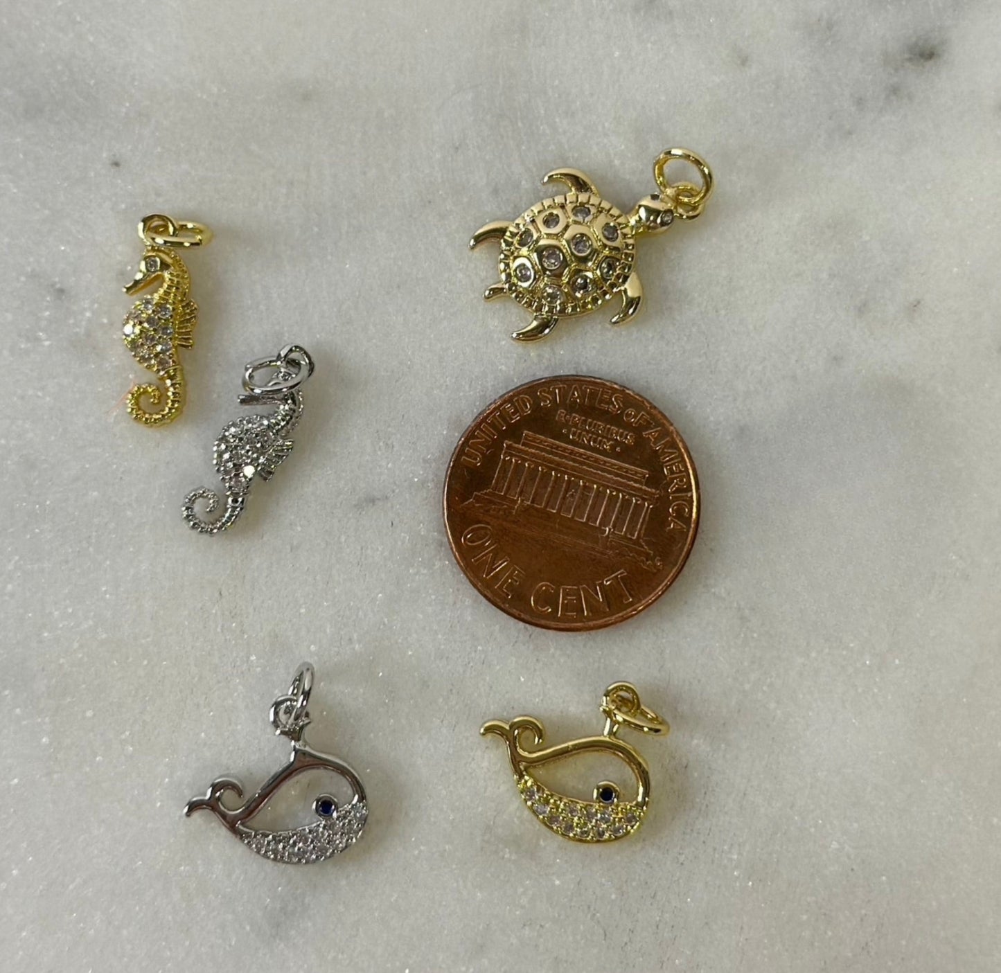 Sea Animal Charms Set