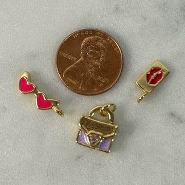 Travel Girlie Gold Charm Set
