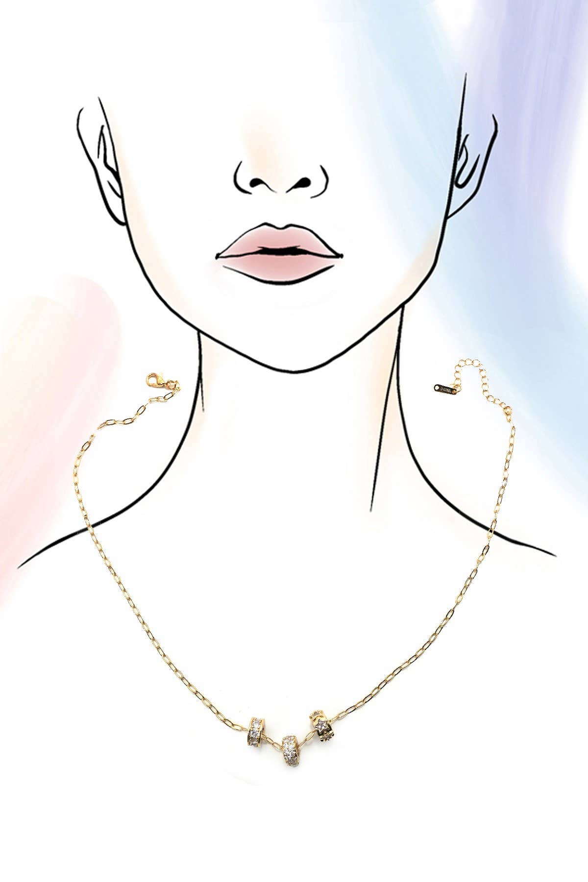 Triple Charm Necklace