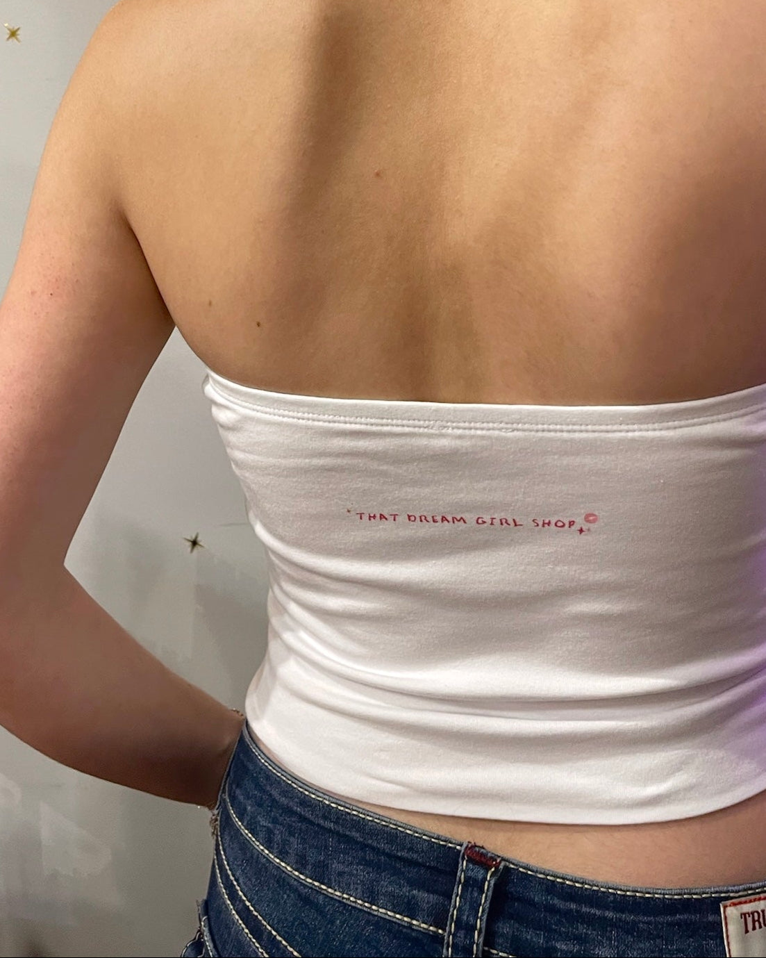 Dream Girl Cropped Bandeau Top