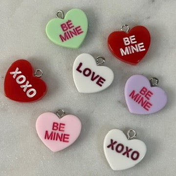 Large Conversation Hearts Charm