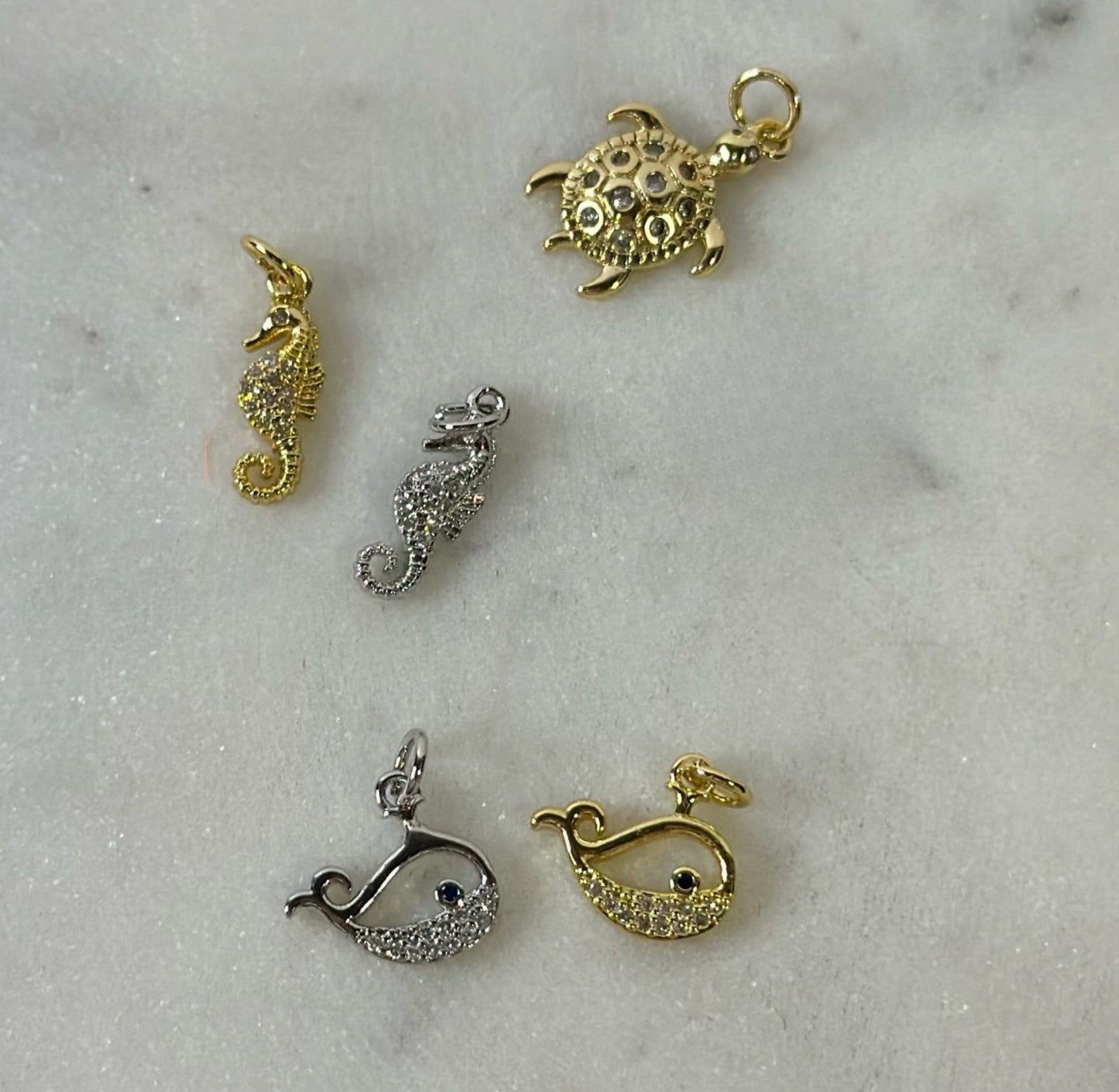 Sea Animal Charms Set