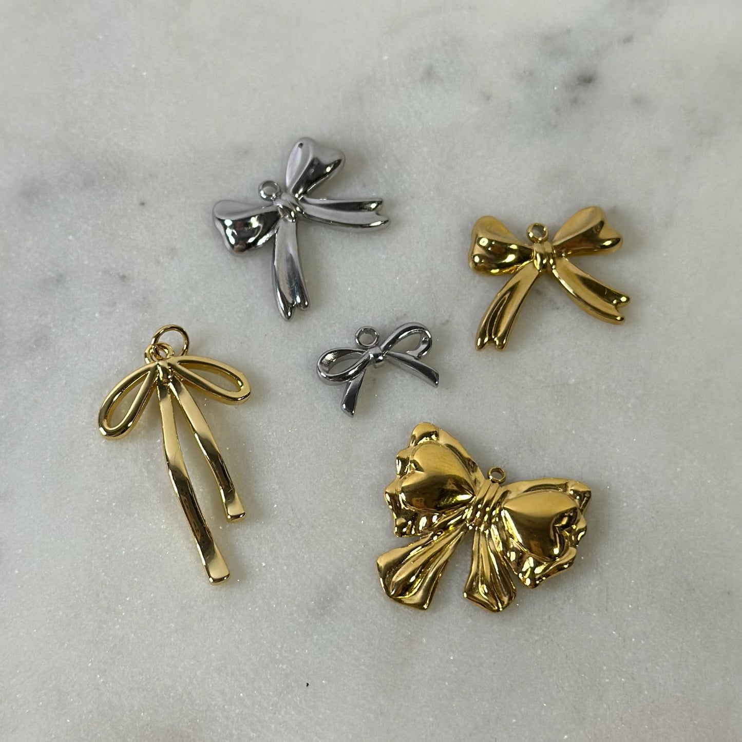Bow Girl Charm Set