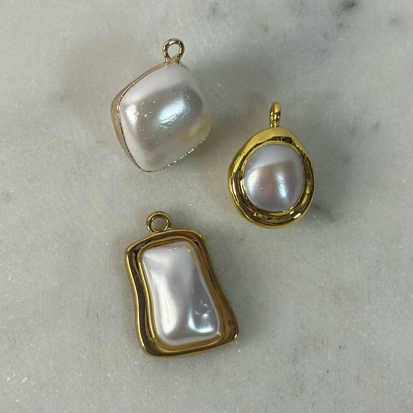 Statement Pearl Charms