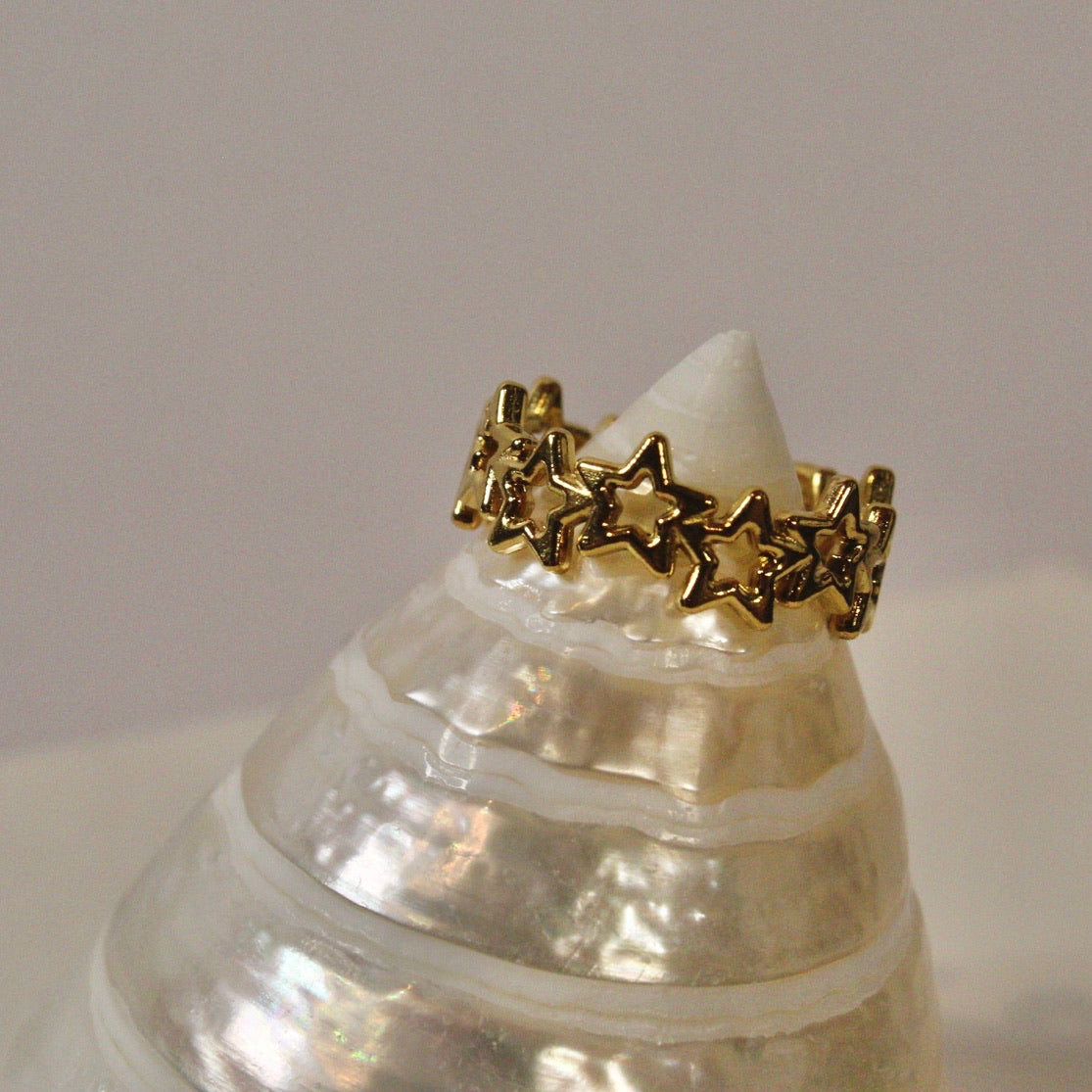 Star Girl Adjustable Charm Ring
