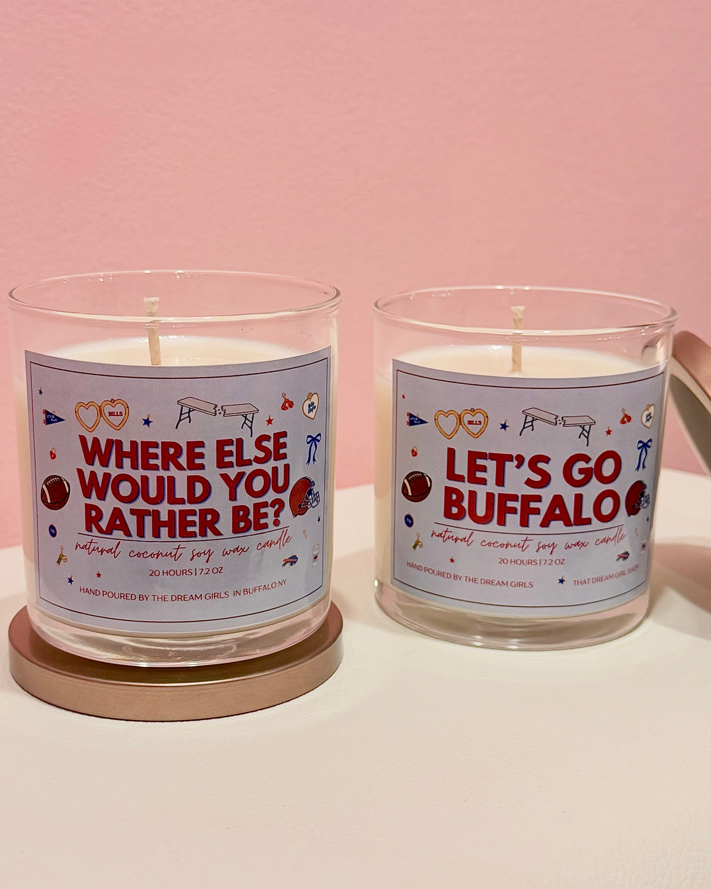 Buffalo Themed Candles
