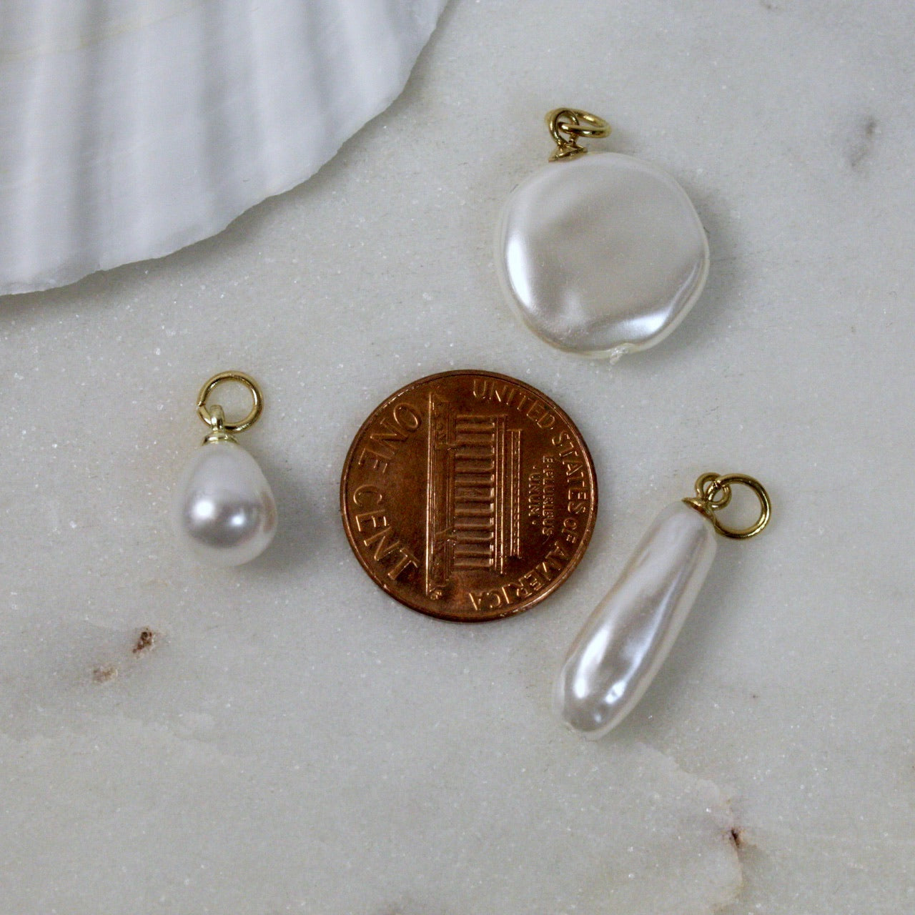Irregular Shaped Faux Pearls Set