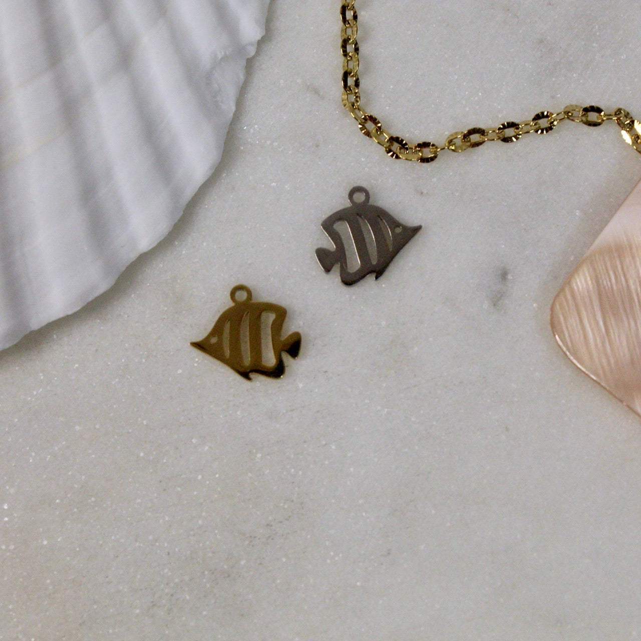 Angle Fish Cutout Charms