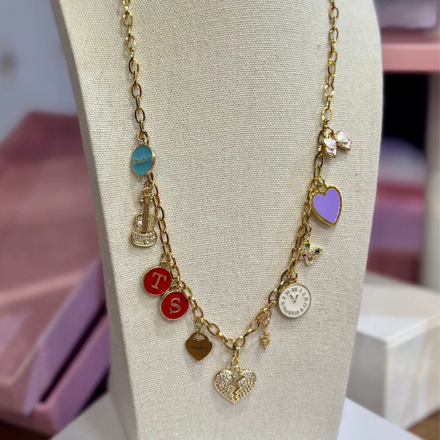 It Was Rare I Was There Eras Charm Necklace