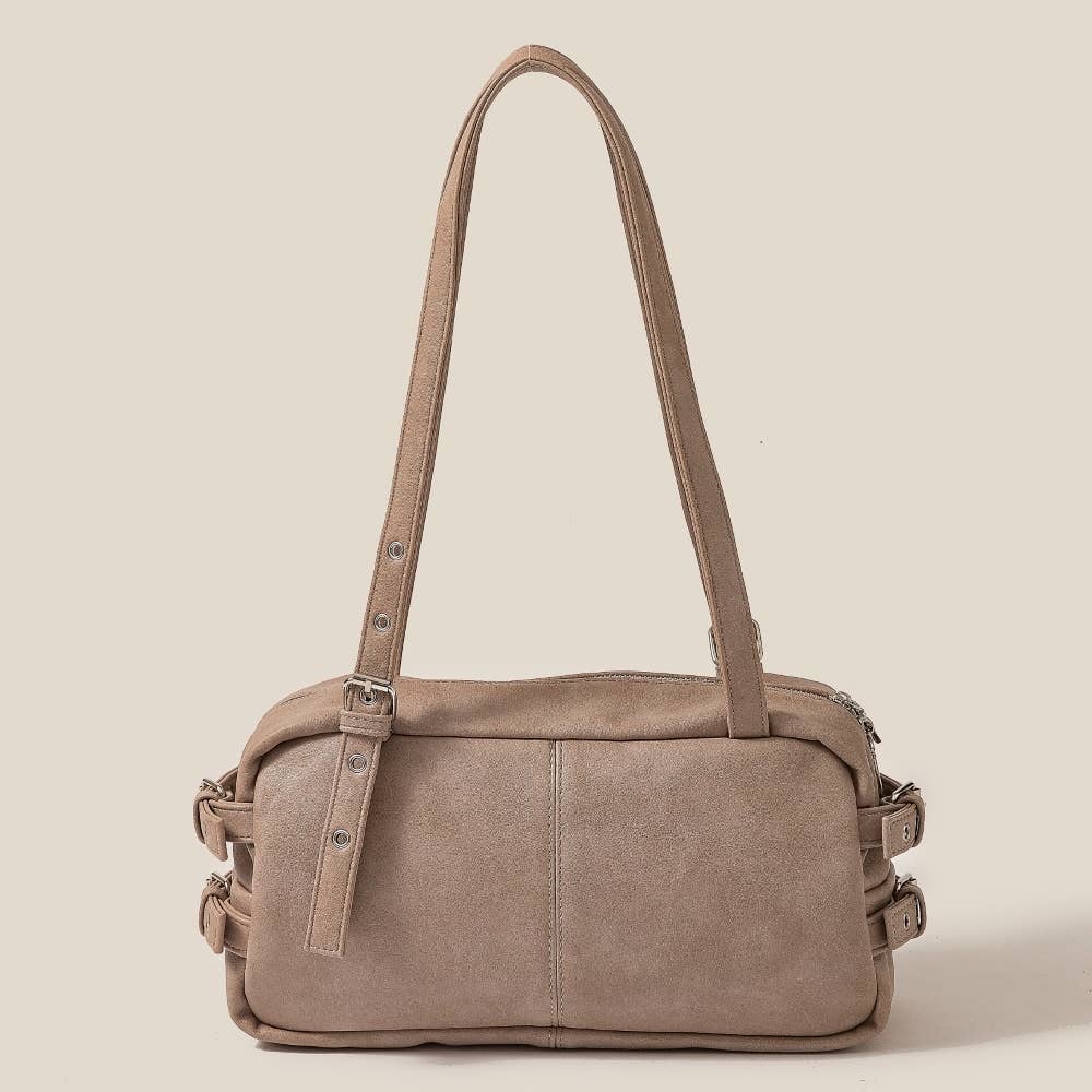 Multi Belt Strap Rustic Hand Bag