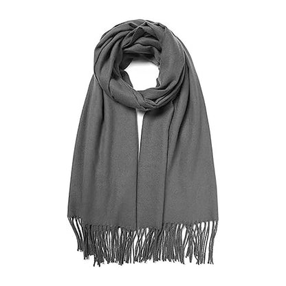 Solid Color Pashmina Scarf Shawl
