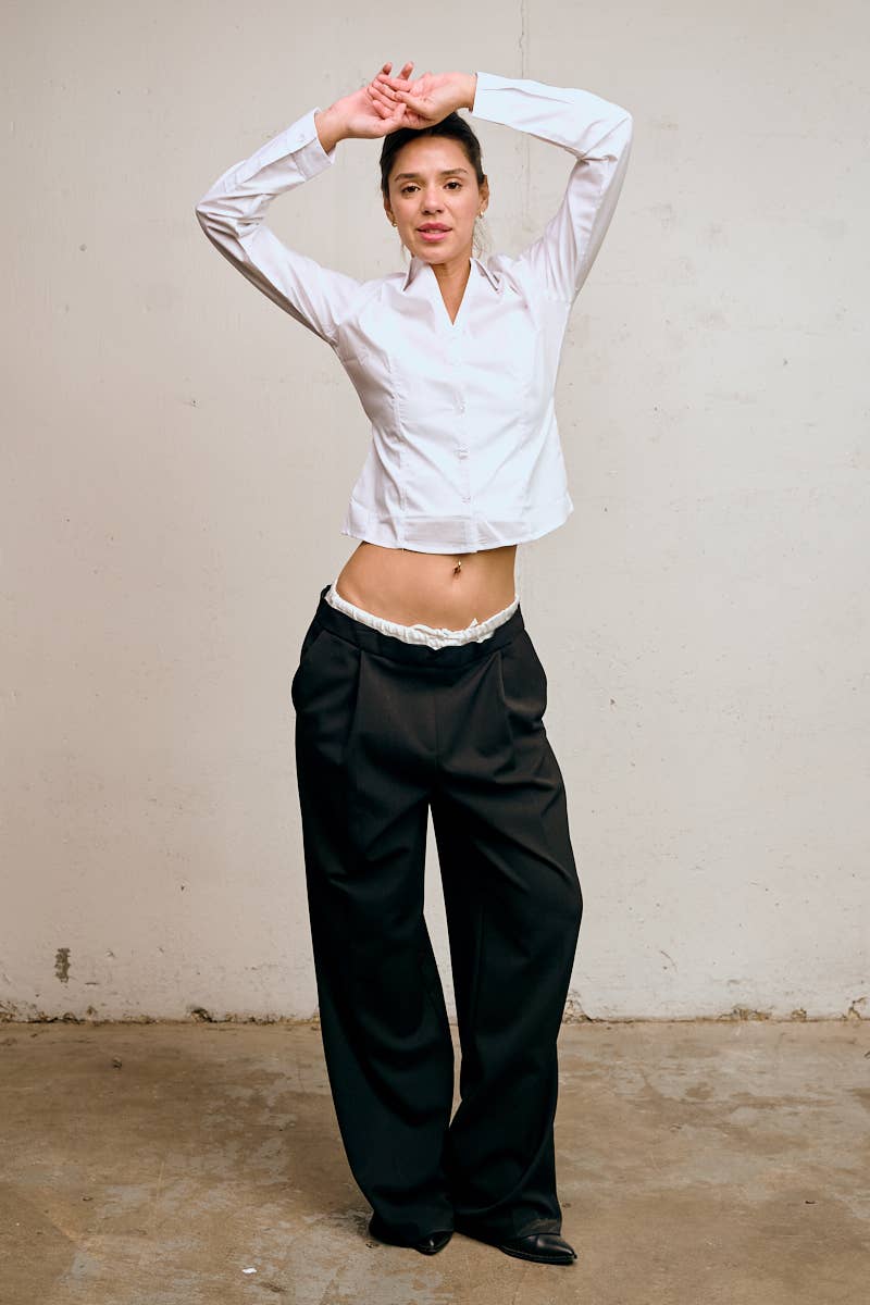 Slim White Button Down Shirt
