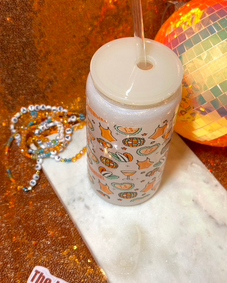 Showgirl Iridescent Glass Tumbler