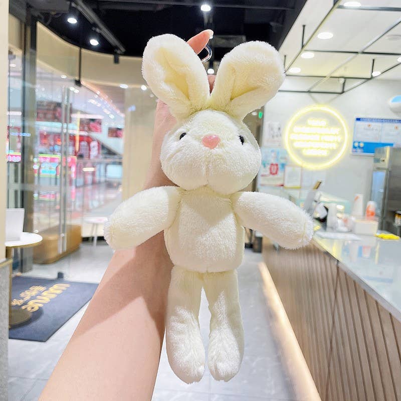 Soft Plush Bunny Large Bag Charm