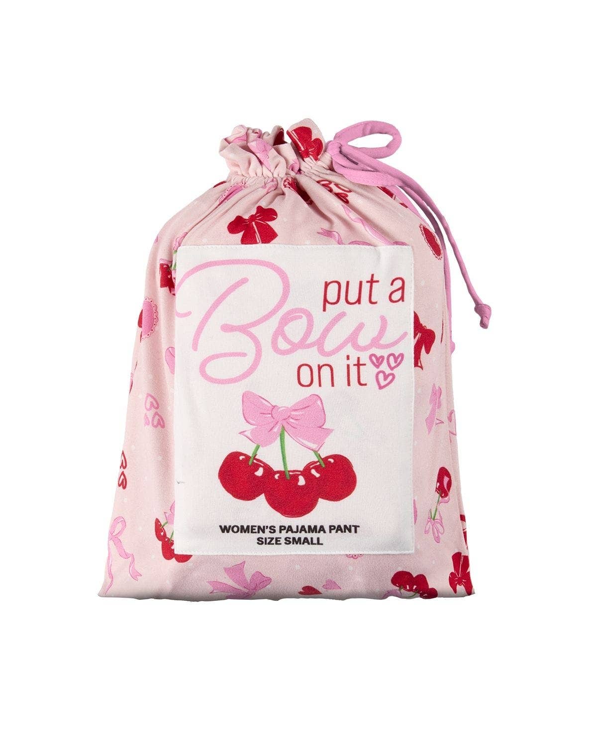 Cherry & Bows PJ Pants In Gift Bag