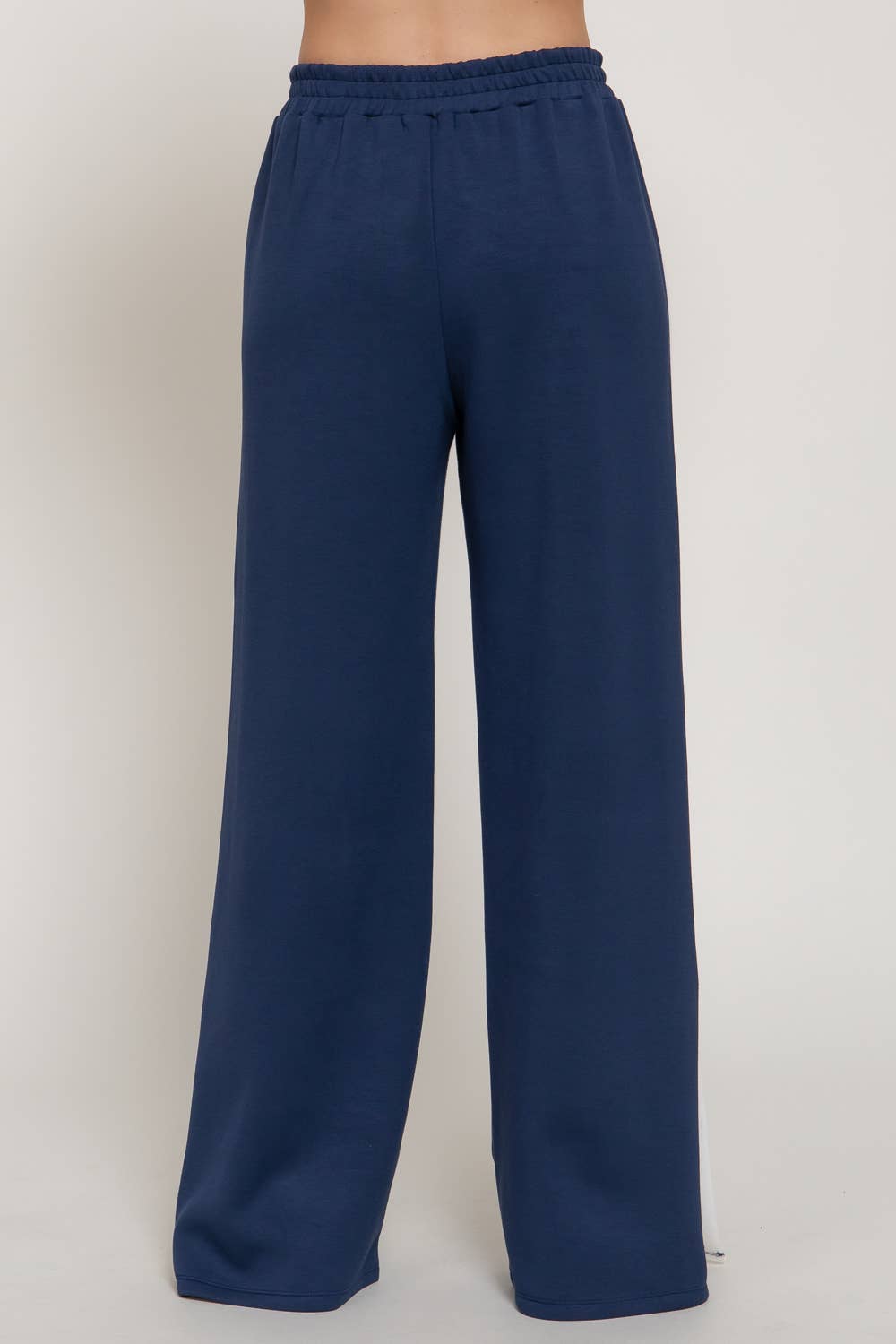 Soft Modal Scuba Side Panels Pants - (Navy or Red)