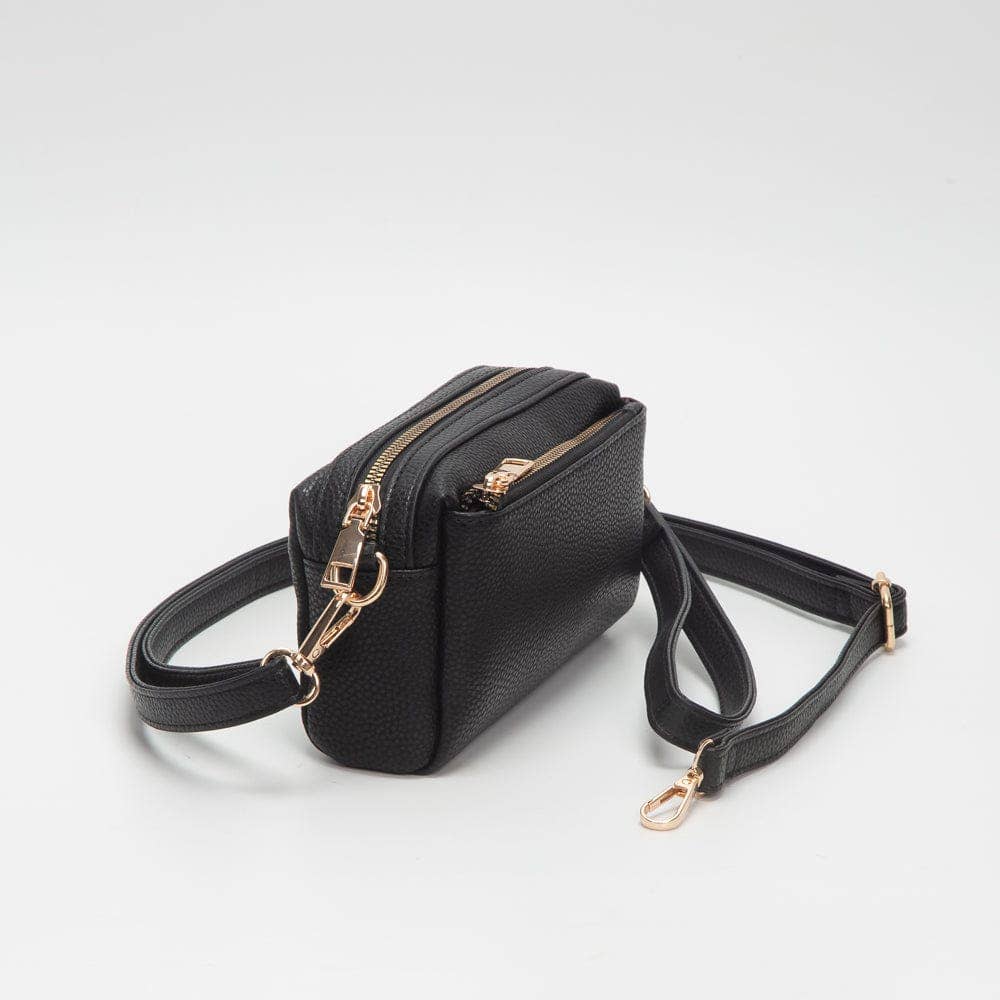 Boxy Zippered Crossbody Bag (4 Colors)