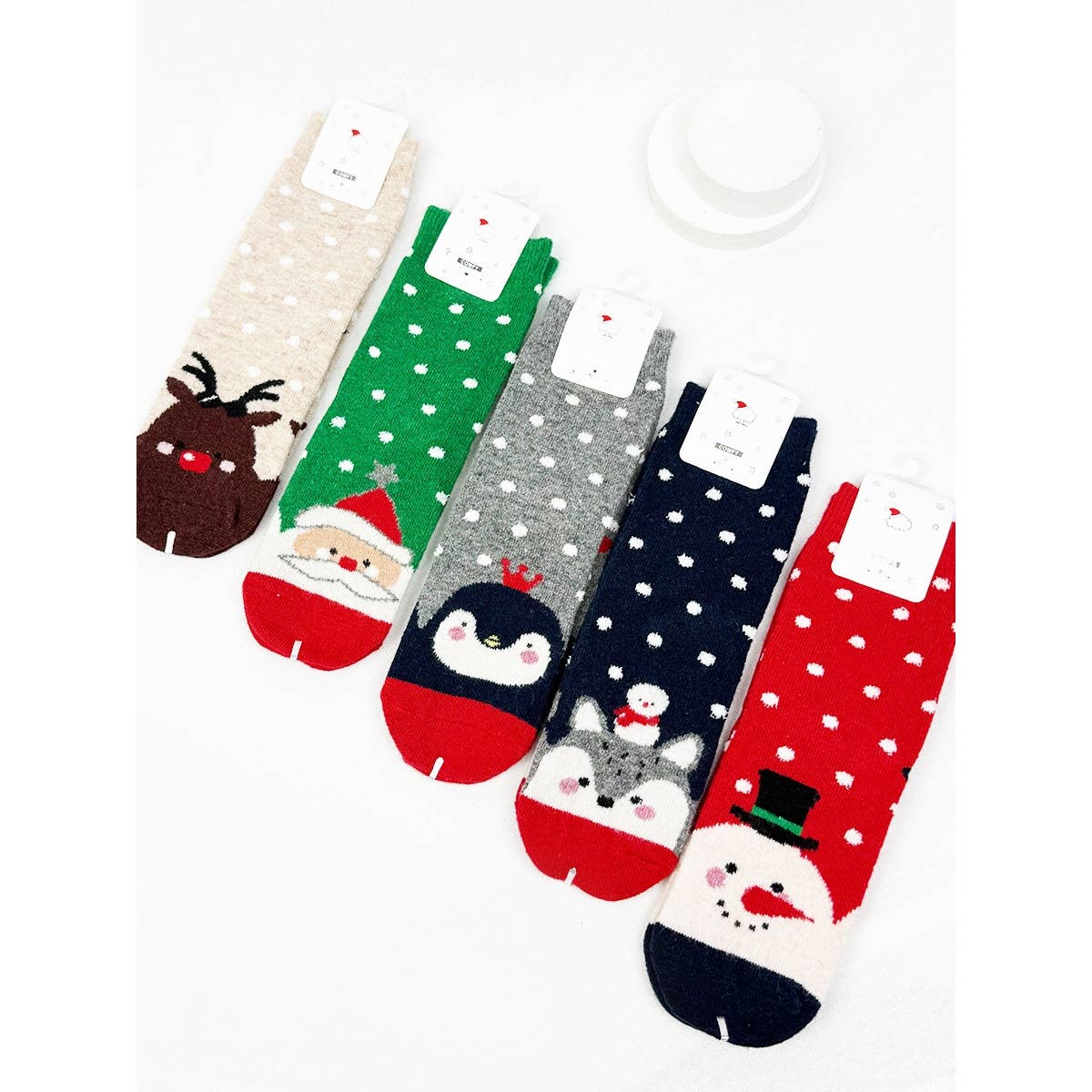 Cozy Christmas Crew Socks
