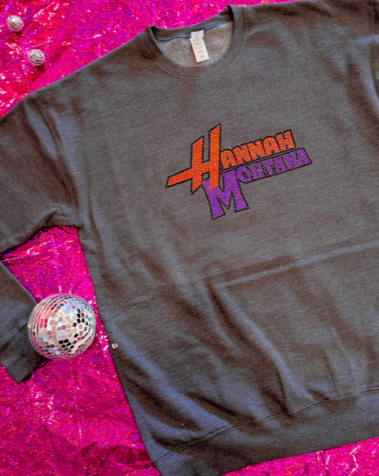 HM Sparkly Charcoal Grey Sweatshirt