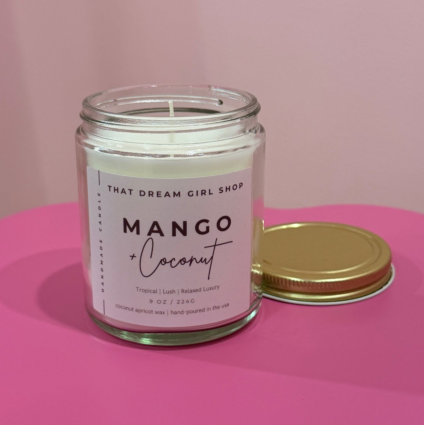 Mango + Coconut Candle