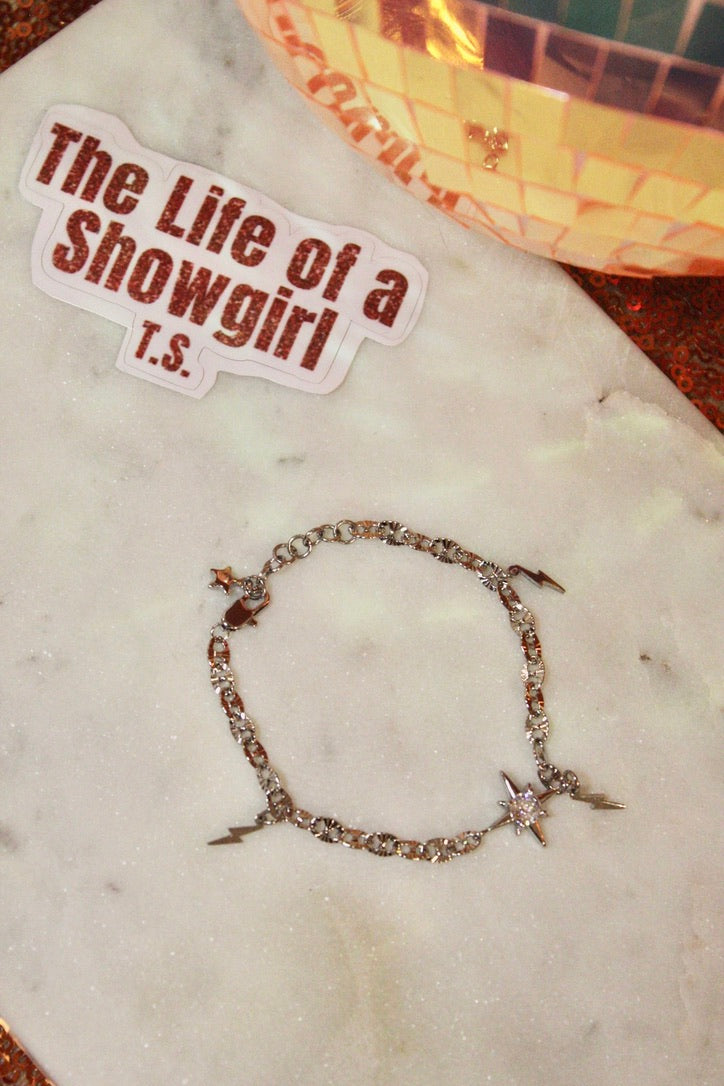 Opalite Star Charm Bracelet