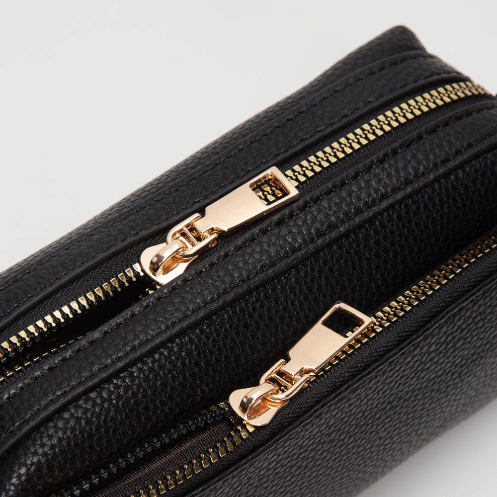 Boxy Zippered Crossbody Bag (4 Colors)