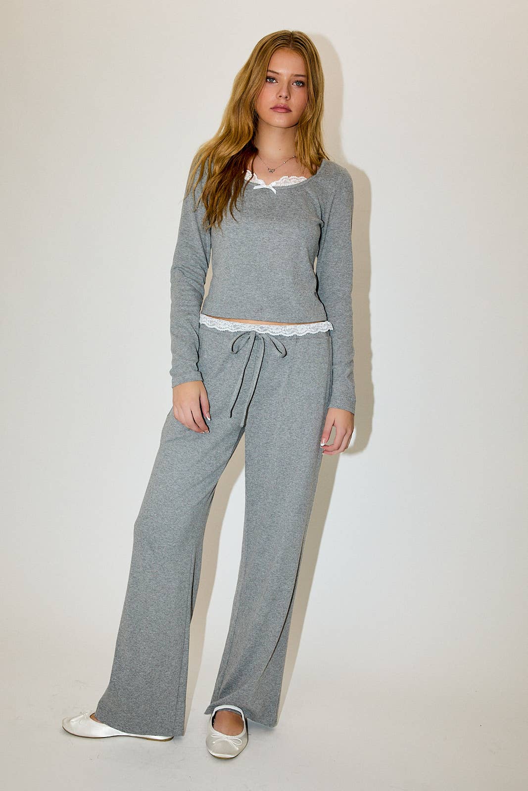 Lace Trim PJ Pants