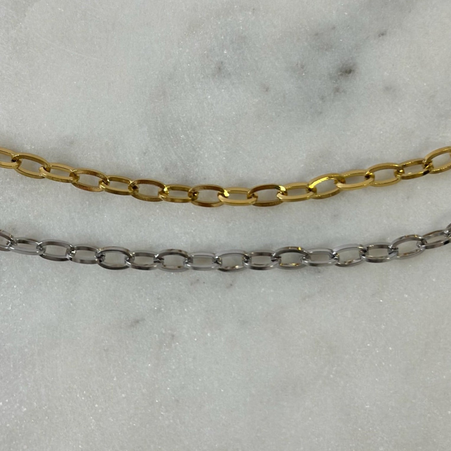 Actul Chain Chunky Chain - Build your own charm necklace - Gold or silver – That ...