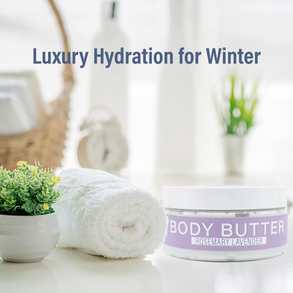 Body Butter | Rosemary Lavender | 8 oz jar