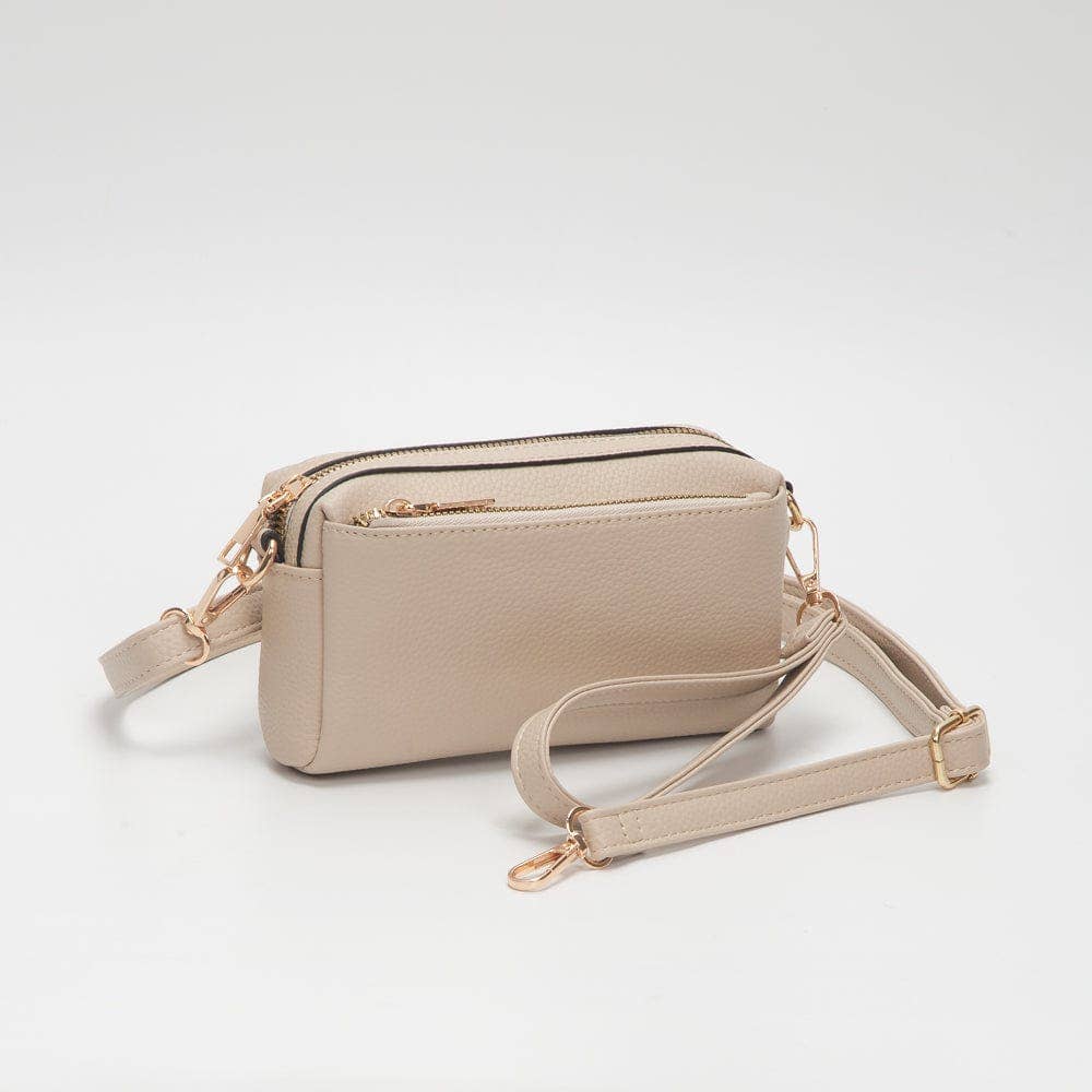 Boxy Zippered Crossbody Bag (4 Colors)