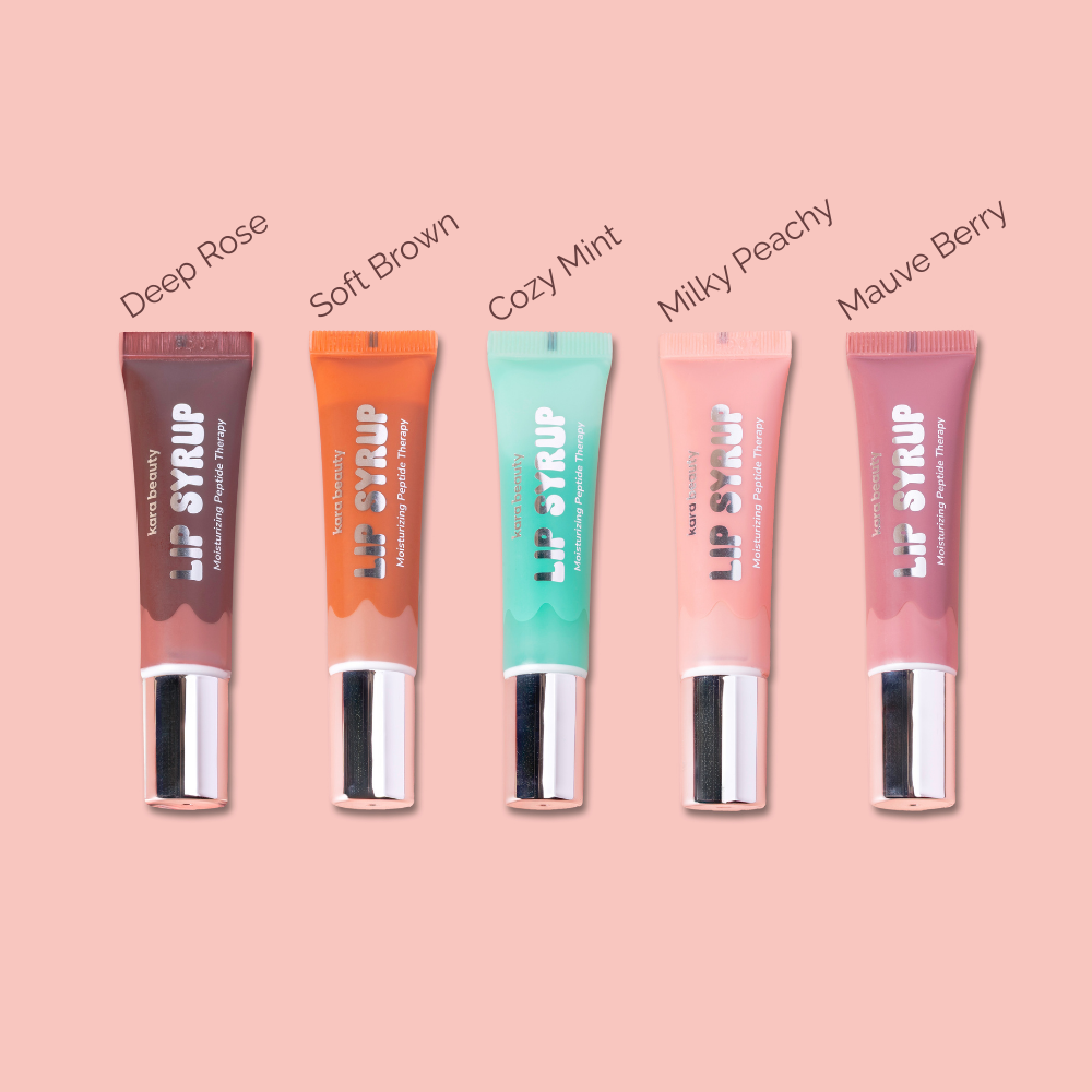 Lip Syrup Peptide Lip Gloss - Deep Rose