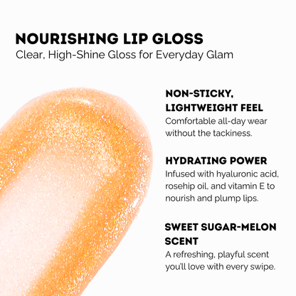 LEVEL UP! Nourishing Lip Gloss – Classic Clear