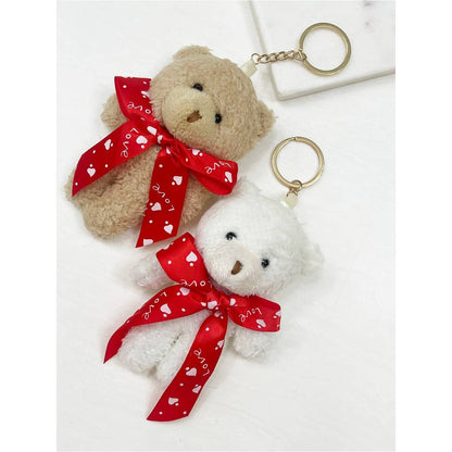 Valentines Day Theme Teddy Bear Keychain