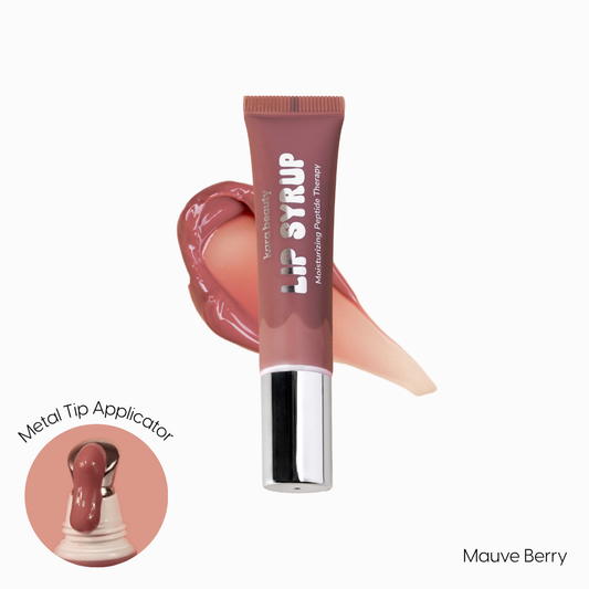 Lip Syrup Peptide Lip Gloss - Mauve Berry