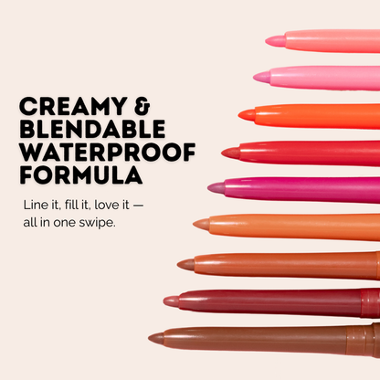 LINE UP Waterproof Creamy Lip Liner - Kate