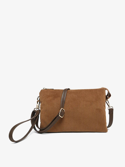 Izzy Brown Corduroy Crossbody