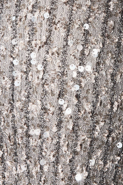 Sequin Silver Tube Top