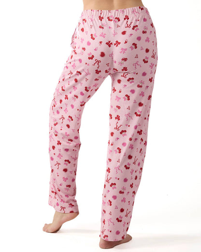 Cherry & Bows PJ Pants In Gift Bag
