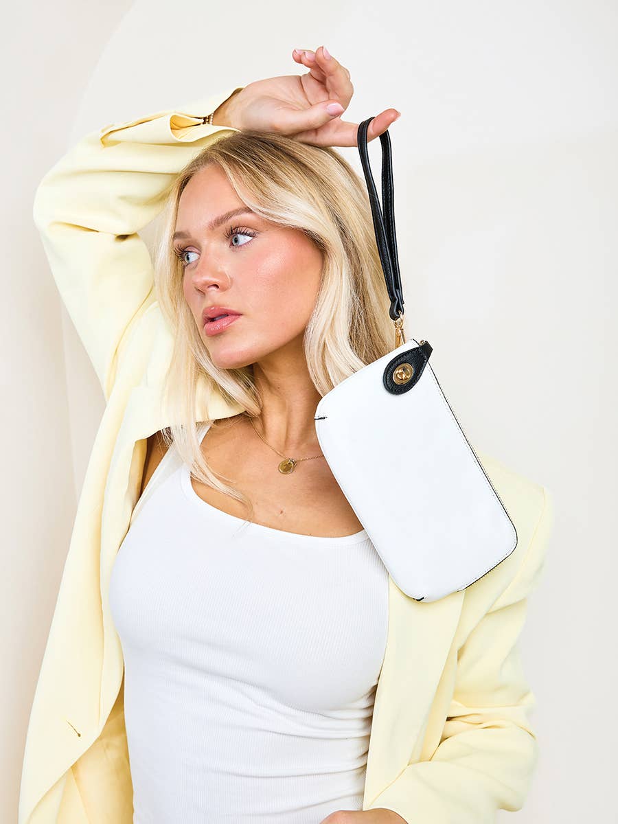 Kendall Crossbody/Wristlet w/ Twist Lock Closure